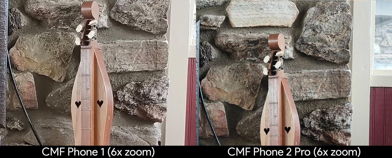 Photo samples from the main and telephoto cameras on the CMF Phone 1 and CMF Phone 2 Pro