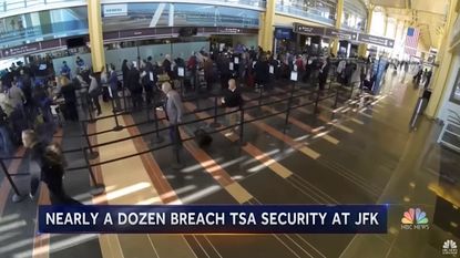 11 people walk through TSA checkpoint at JFK without being screened