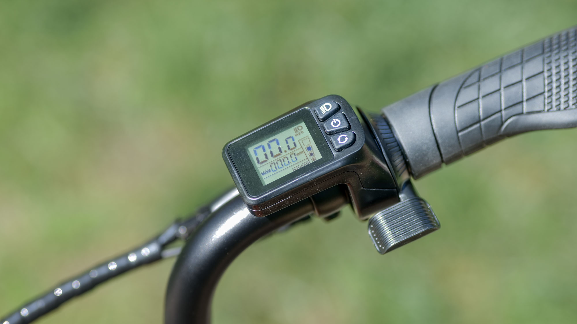 JackRabbit OG2 Pro LCD display closeup.