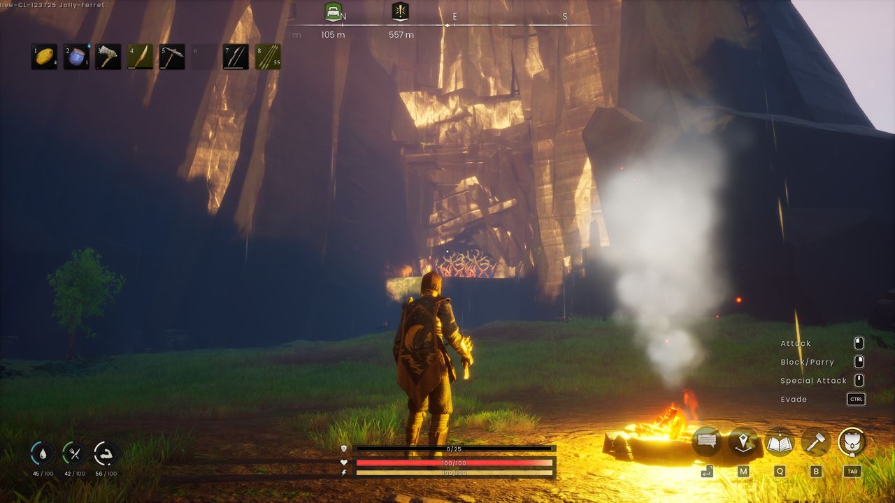RuneScape Dragonwilds ghost in a cave