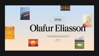 Olafur Eliasson, guest curator at WeTransfer