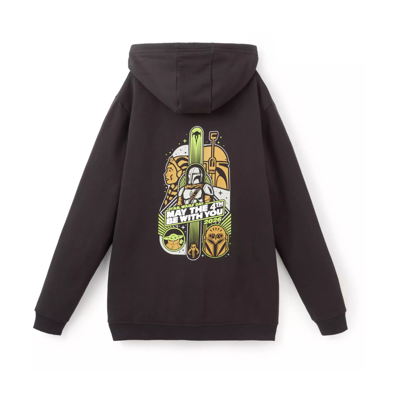 May 4 hoodie on a plain background