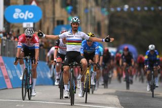 Julian Alaphilippe (Deceuninck-QuickStep) wins stage 2 of Tirreno-Adriatico