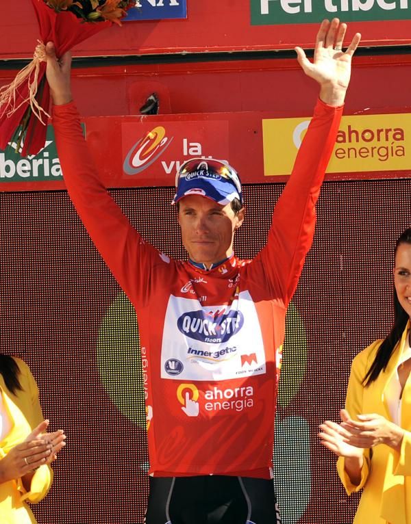 Sylvain Chavanel wrapped up his day in the race lead.