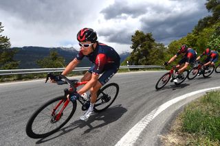 ZINAL VAL DANNIVIERS SWITZERLAND APRIL 30 Geraint Thomas of United Kingdom and Team INEOS Grenadiers competes during the 75th Tour De Romandie 2022 Stage 4 a 1801km stage from Aigle to Zinal Val dAnniviers 1664m TDR2022 on April 30 2022 in Zinal Val dAnniviers Switzerland Photo by Dario BelingheriGetty Images