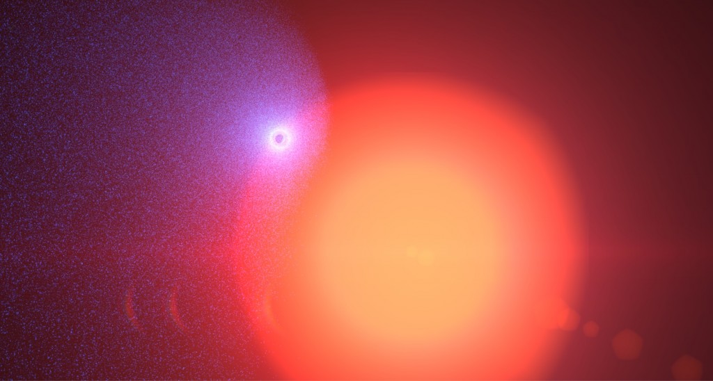 Artist&#039;s Impresion of Exoplanet GJ 436b