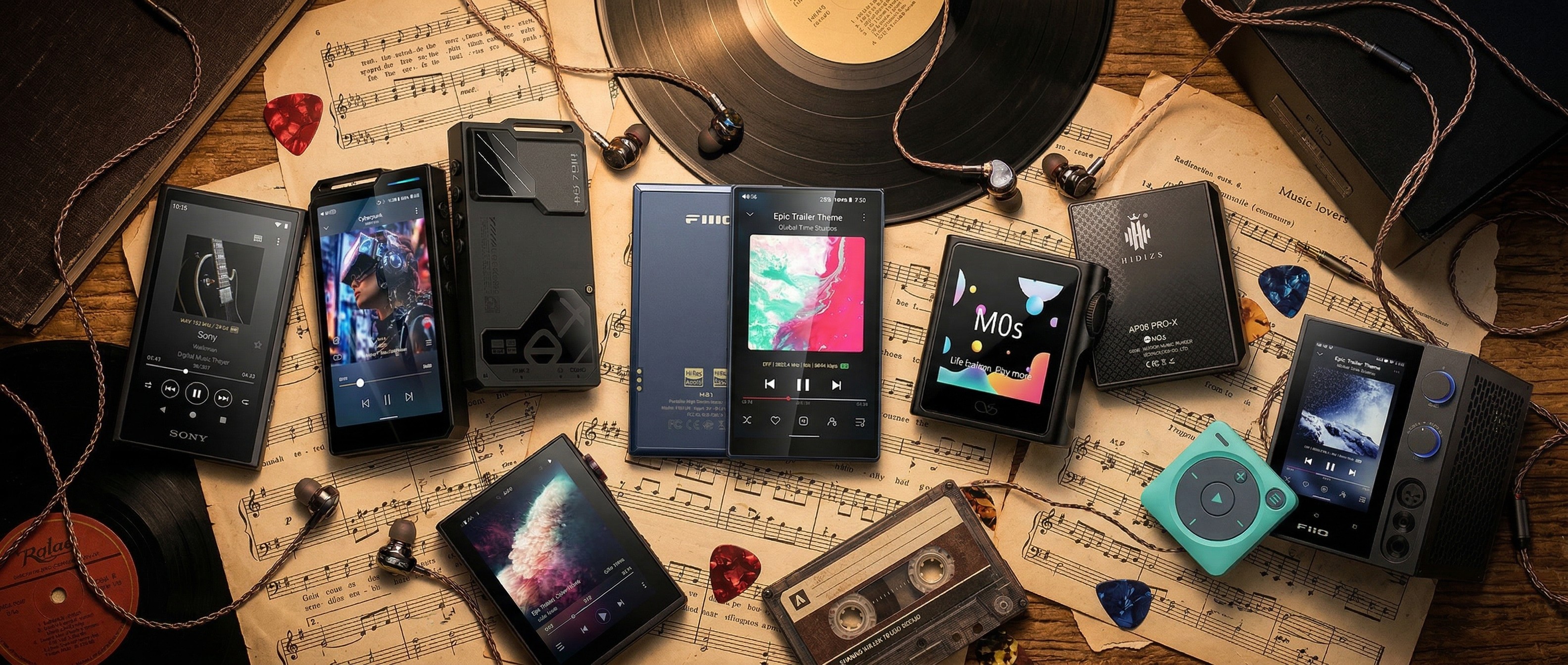 ipod alternatives sitting on music