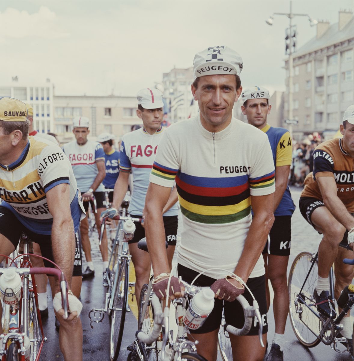 World champion Tom Simpson ready for stage 1 of the 1966 Tour de France