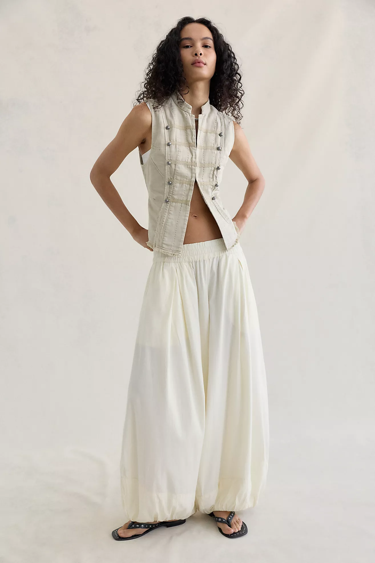 Moonflower Pull-On Balloon Pants