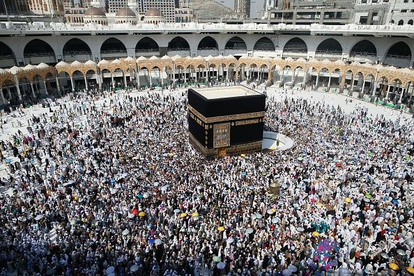 The Kaaba in Mecca.