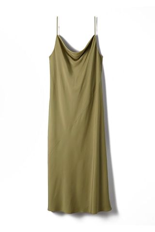 Drapey Cowl-Neck Dress