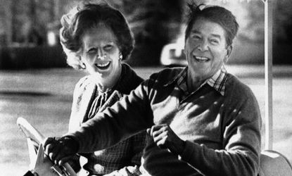 President Ronald Reagan and British Prime Minister Margaret Thatcher 