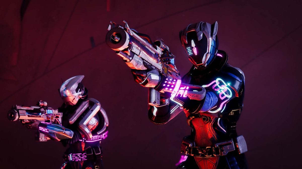 The new VS weapon set in Destiny 2&#039;s Vesper&#039;s Host dungeon.