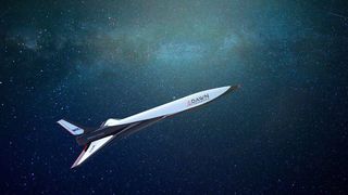 An artist's impression of Dawn Aerospace's Mk-II Aurora space plane.