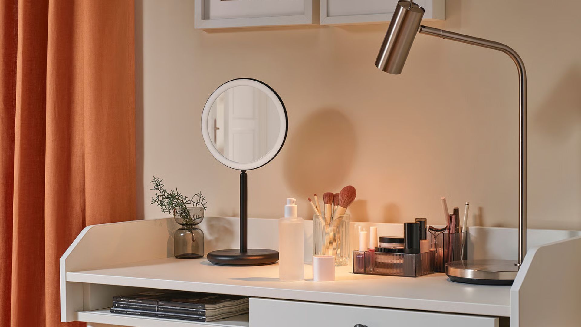 IKEA ekfann table mirror