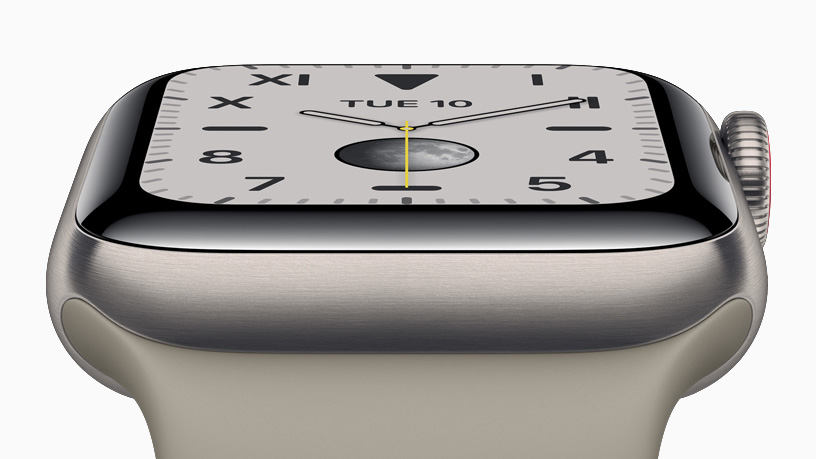 There's a new titanium finish for that always-on screen