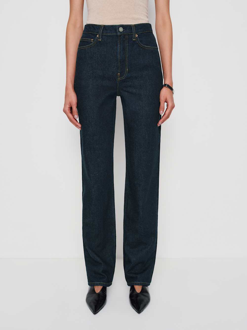 Harriet High Rise Relaxed Straight Jeans