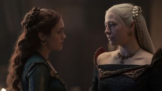 Olivia Cooke and Emma D'Arcy in House of the Dragon