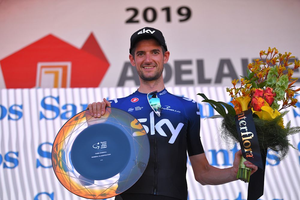 Wout Poels was second on stage 6 and seocnd overall at the Tour Down Under