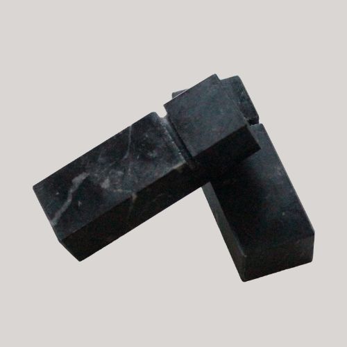 Black Marble Cutlery Rest With Knife Invite, Set of 4 