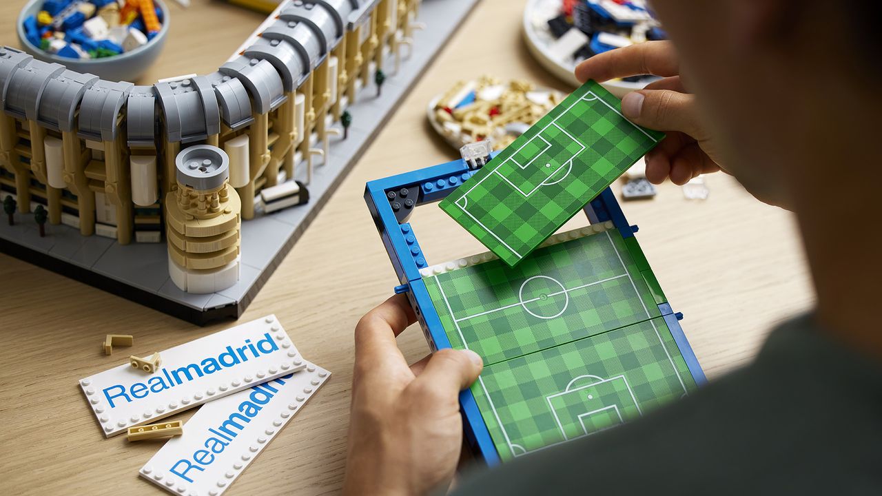 Lego Santiago Bernabeu Real Madrid FC stadium