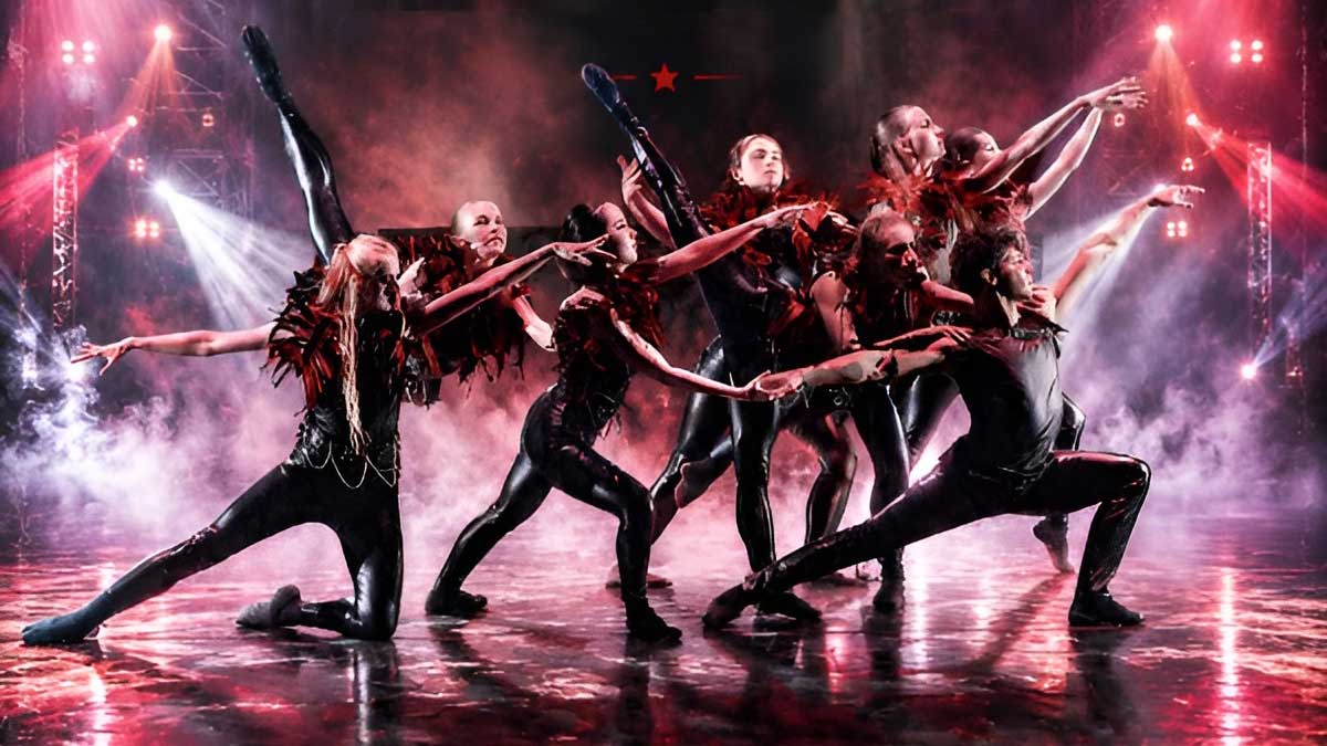 Aerosmith ballet poster artwork excerpt of dancers