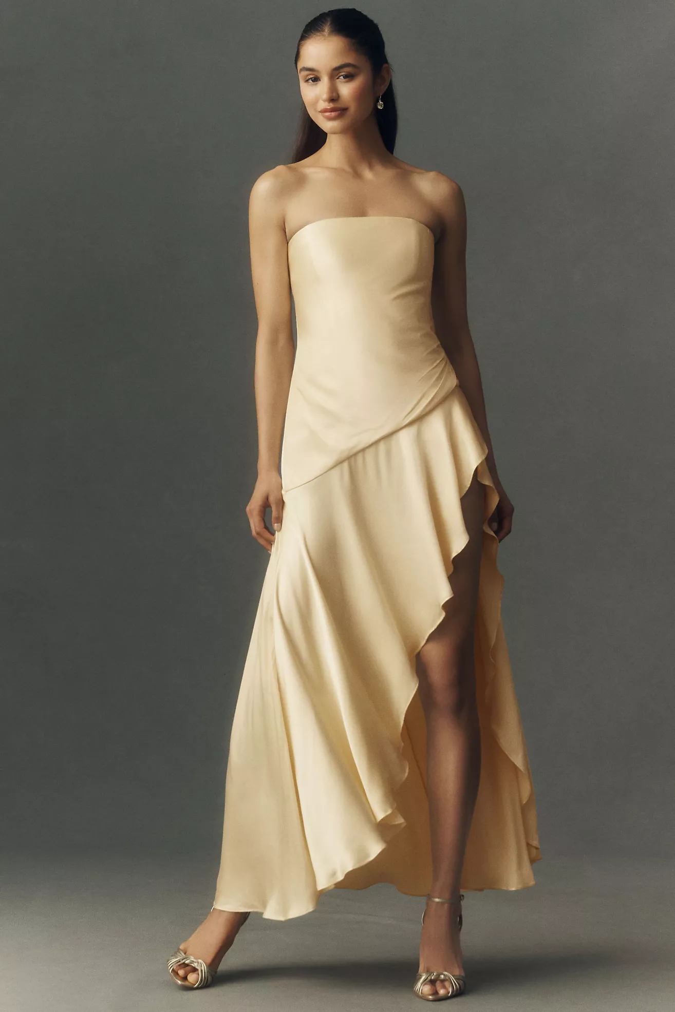 Bardot Lorenza Asymmetric Midi Dress