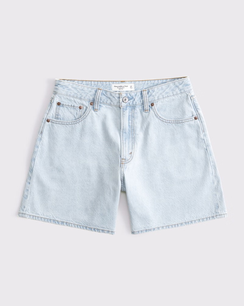 Abercrombie & Fitch, Curve Love High Rise Loose Shorts (Were $70) 
