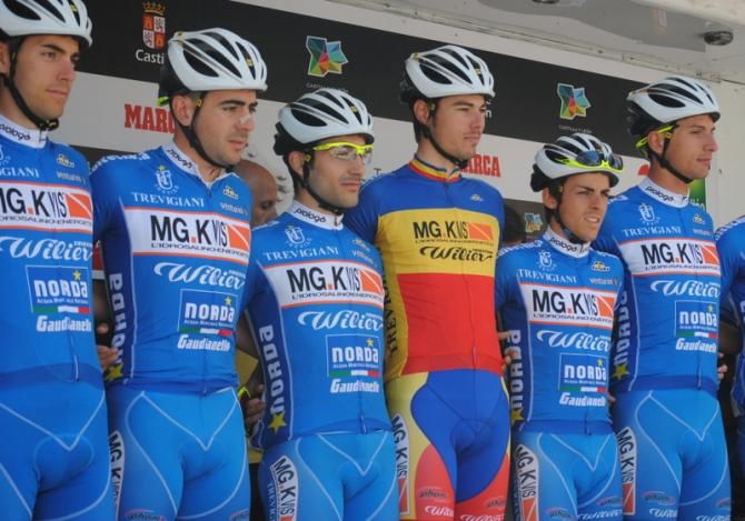 The MG Kvis - Trevigiani line-up, featuring Romanian champion Andrei Nechita