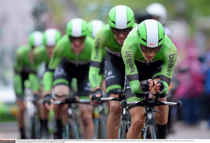 Wilco Kelderman on the front for Belkin