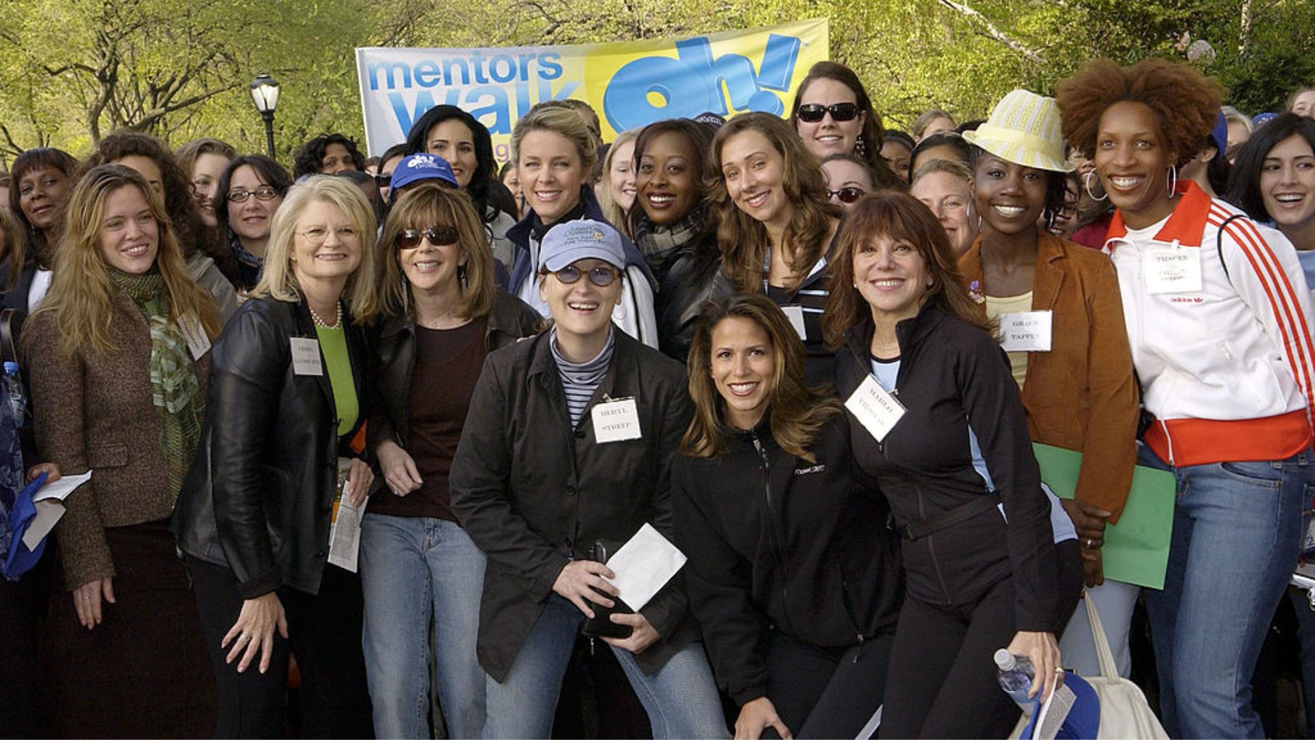 Meryl Streep takes part in the Mentor's Walk