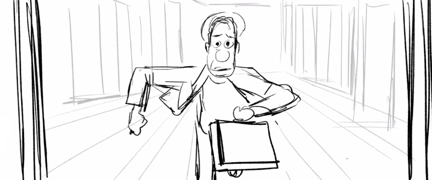 Pixar Soul storyboard