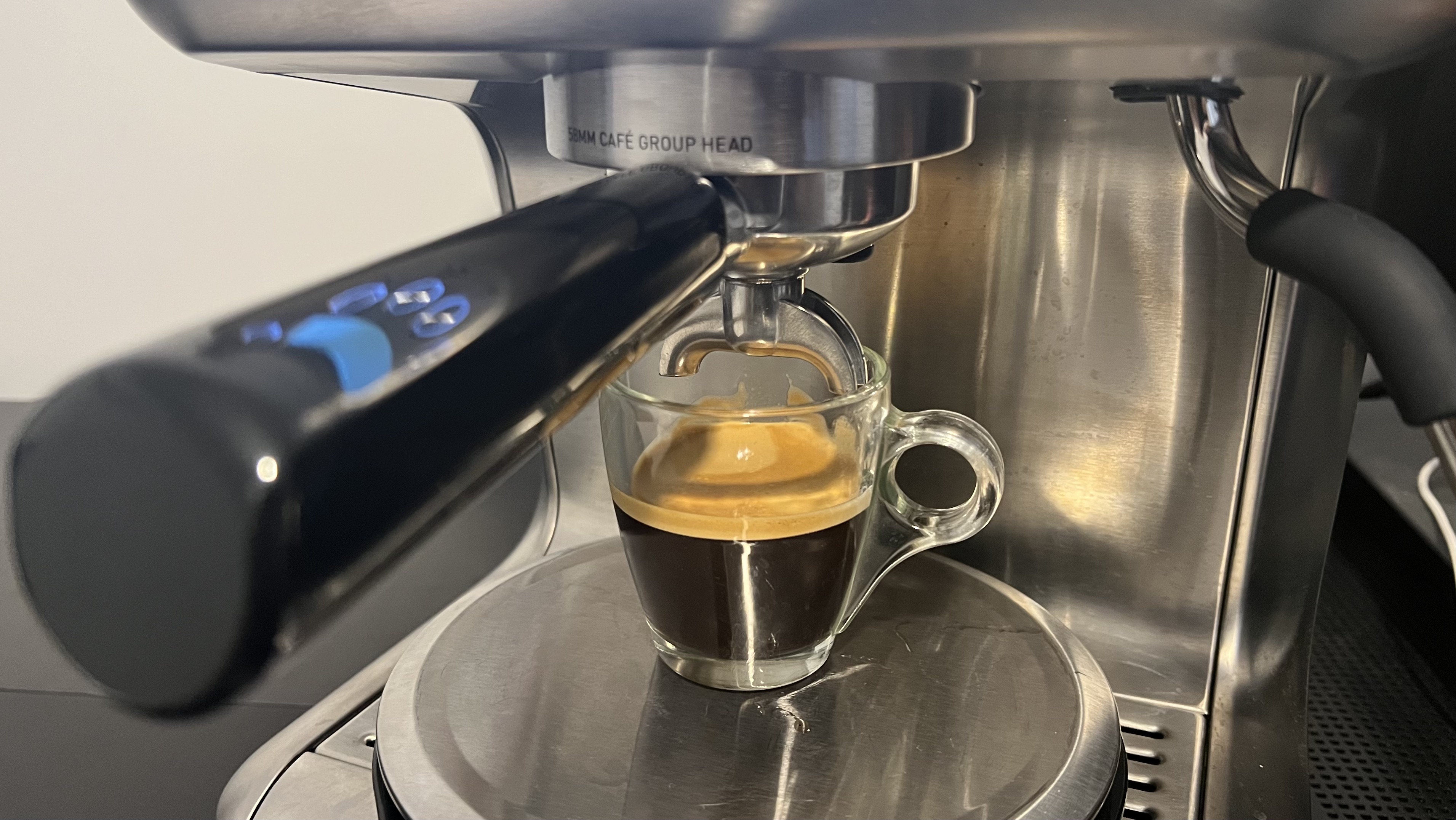 Espresso prepared using Casabrews Ultra Espresso Machine