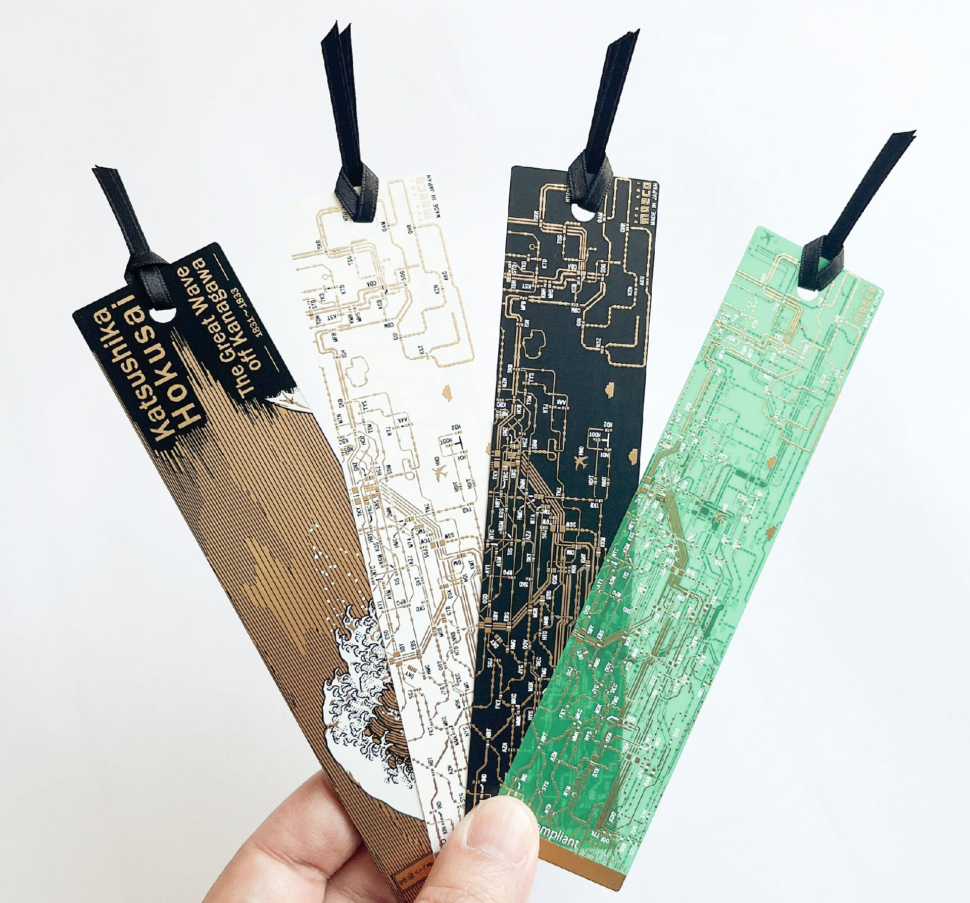 PCB-a-like bookmark designs