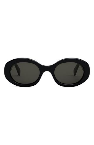 Triomphe 52mm Oval Sunglasses