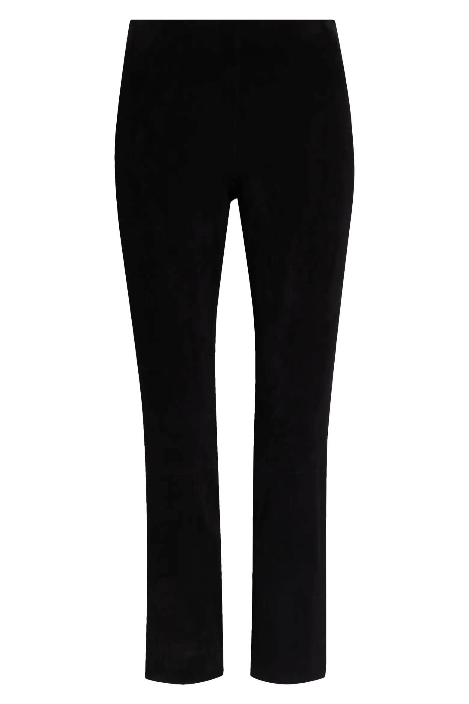 Vince, Split Hem Crop Stretch Suede Pants