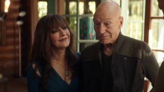 Deanna Troi and Picard in Star Trek: Picard