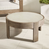 Portside Outdoor Round Coffee Table: $499