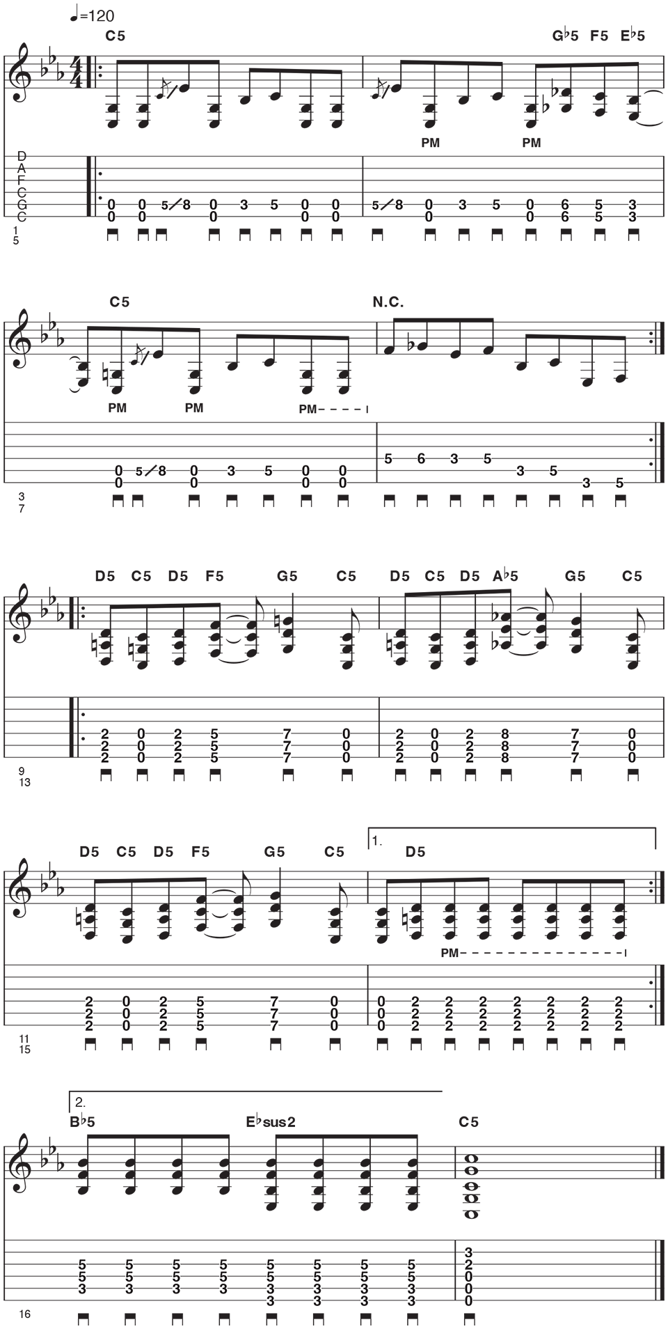 Drop C Example