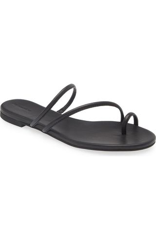 Reformation Ludo Toe Ring Strappy Slide Sandal