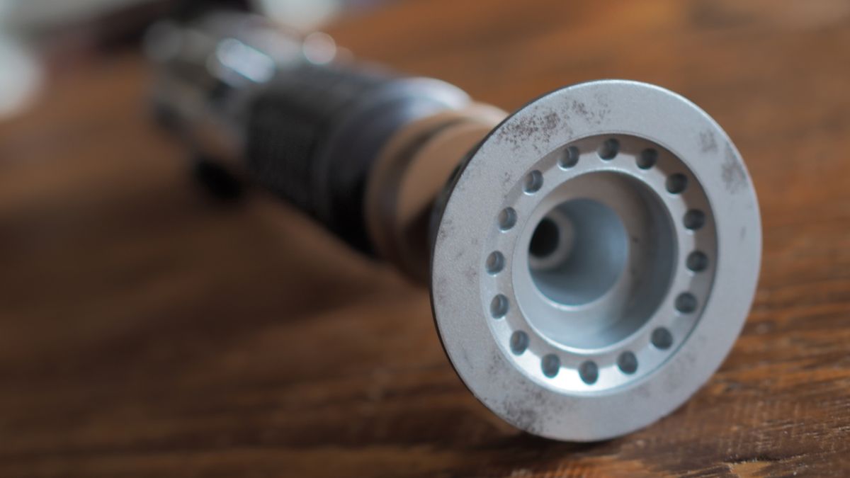 Closeup looks at the Obi-Wan Kenobi Force FX Elite Lightsaber