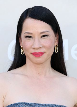 Lucy Liu attends Gold House Hosts 2024 Gold Gala at The Music Center on May 11, 2024 in Los Angeles, California