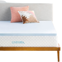 Linenspa Gel-infused Memory Foam Mattress Topper