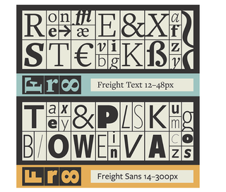 Freight typography