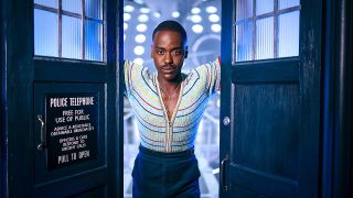 Ncuti Gatwa as the fifteenth Doctor inside the TARDIS in all-new Doctor Who
