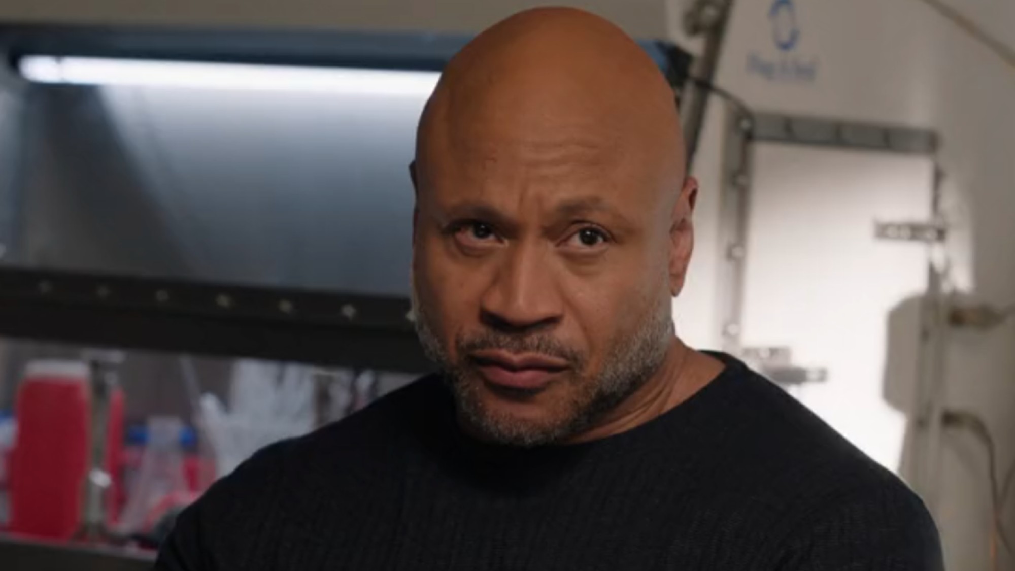 LL Cool J as Sam Hanna on NCIS.