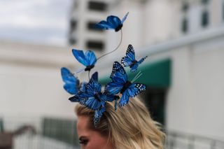 kentucky derby butterfly hat
