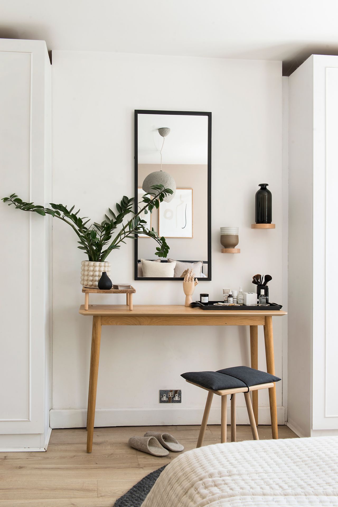  Decorating with Danish-designed pieces, natural materials and lots of tactile textures has put heart and soul into Katie and Russell’s stylish home