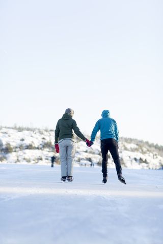 Ice skating