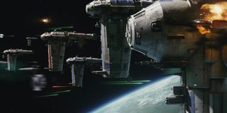 Star Wars: The Last Jedi Space Battle